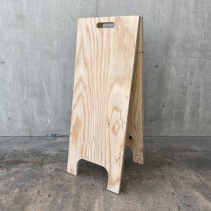 立看板　24mm合板 (高さ100cm幅40cm)