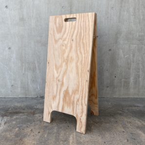 立看板　24mm合板 (高さ100cm幅44cm)